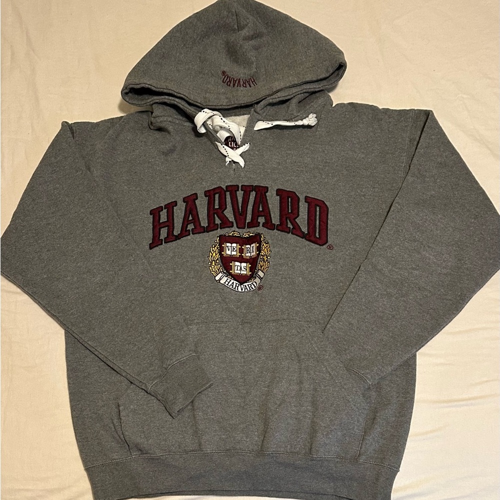 Harvard Gray Hoodie Sweatshirt